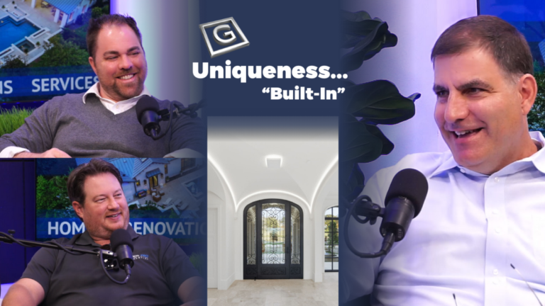 Bravas and Bell and McCoy representatives on the podcast set of Uniqueness... "Built-In".