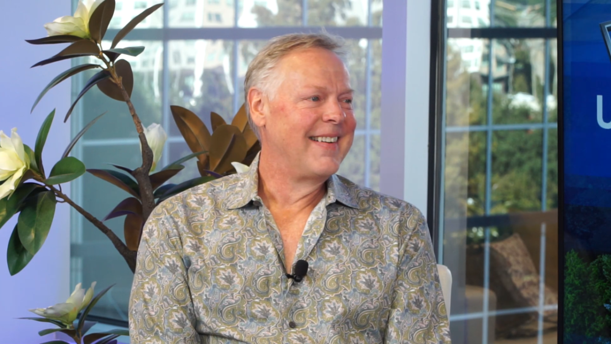 Clay Nelson speaking during speaking during custom home architecture interview on the podcast set of Uniqueness... "Built-In".