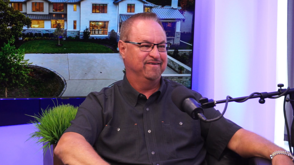 Mark Goodwin of Federal Savings Bank on the podcast set of Uniqueness... "Built-In"