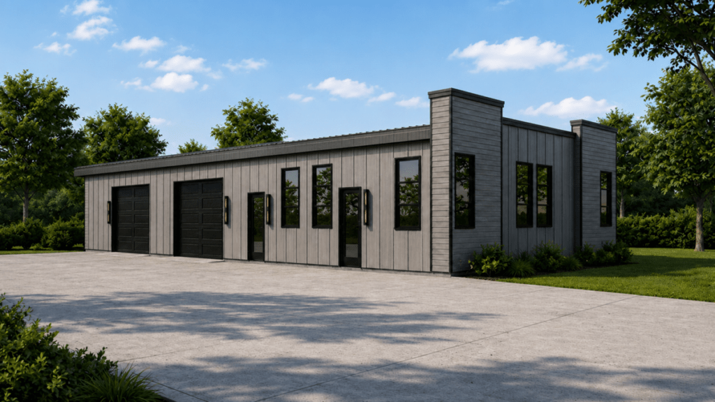 3D photorealistic image of a commercial property to lease, own or build to suit, in Keller Texas.