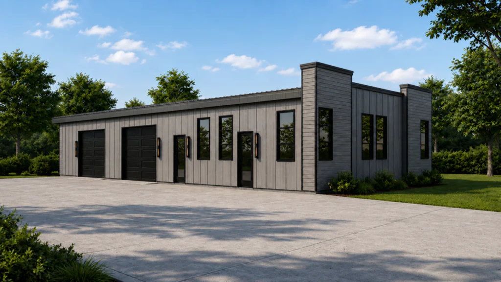 3D photorealistic image of a commercial property to lease, own or build to suit, in Keller Texas.