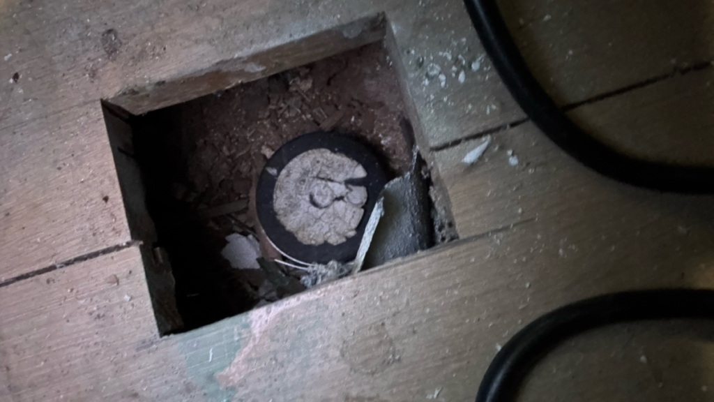 Unsealed floor drain found underneath our Owners Scotsman Ice Maker.