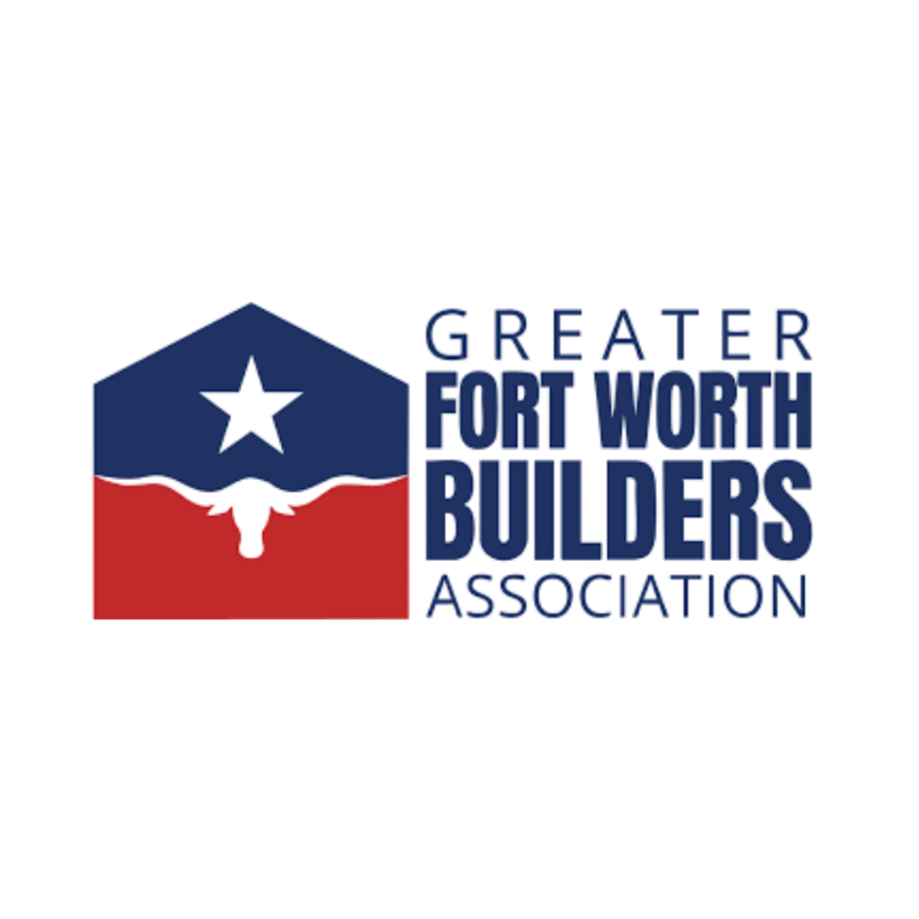 Greater Fort Worth Builders logo with white background.