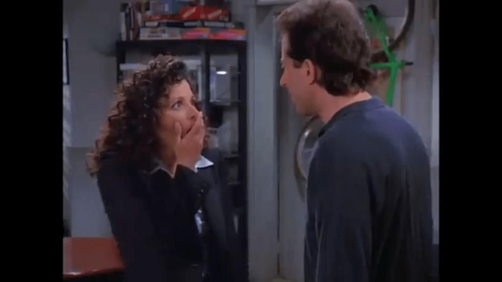 Photo of the 90's hit comedy, Seinfeld.